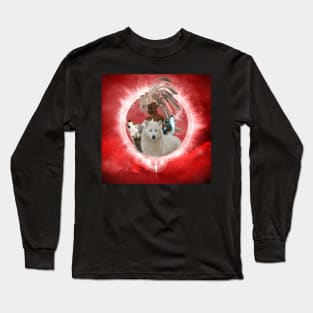 Awesome wolves and wonderful fairy Long Sleeve T-Shirt